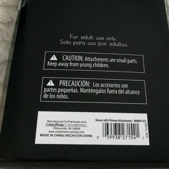 10" Reusable‎ Party Time Straws Gulp Chug Slurp - Picture 7 of 8